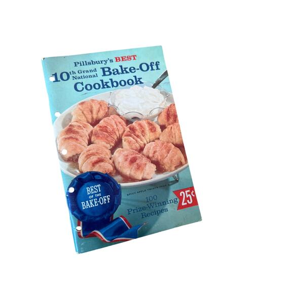 PILLSBURY'S 1958 BEST of the BAKE-OFF 10th GRAND National cookbook - Picture 1 of 5